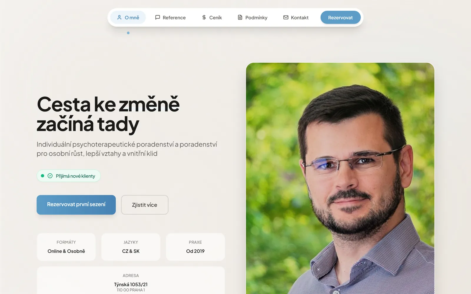 Centrum Přístav - náhled webu